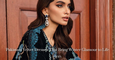 Pakistani Velvet Dresses That Bring Winter Glamour to Life