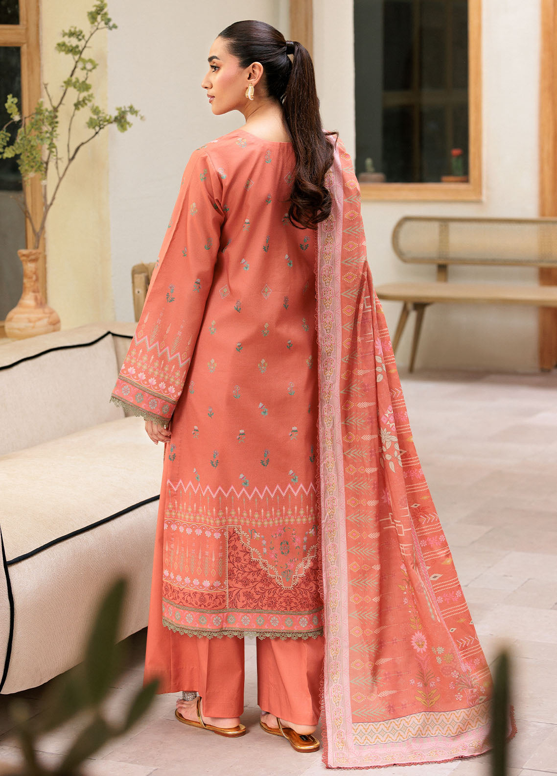 Florent Printed Lawn Suits Unstitched 3 Piece FL25PL FL-3B