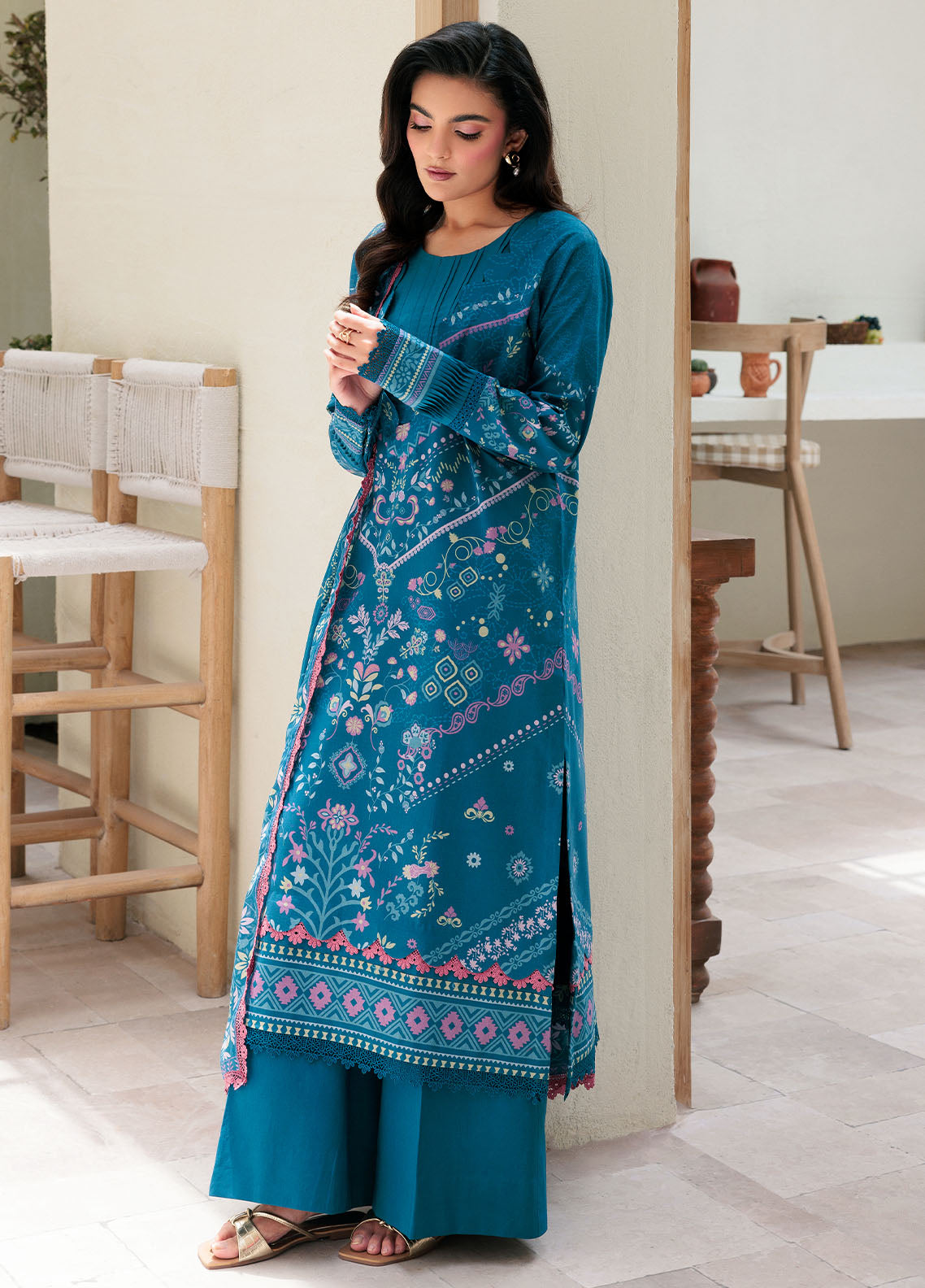 Florent Printed Lawn Suits Unstitched 3 Piece FL25PL FL-4A