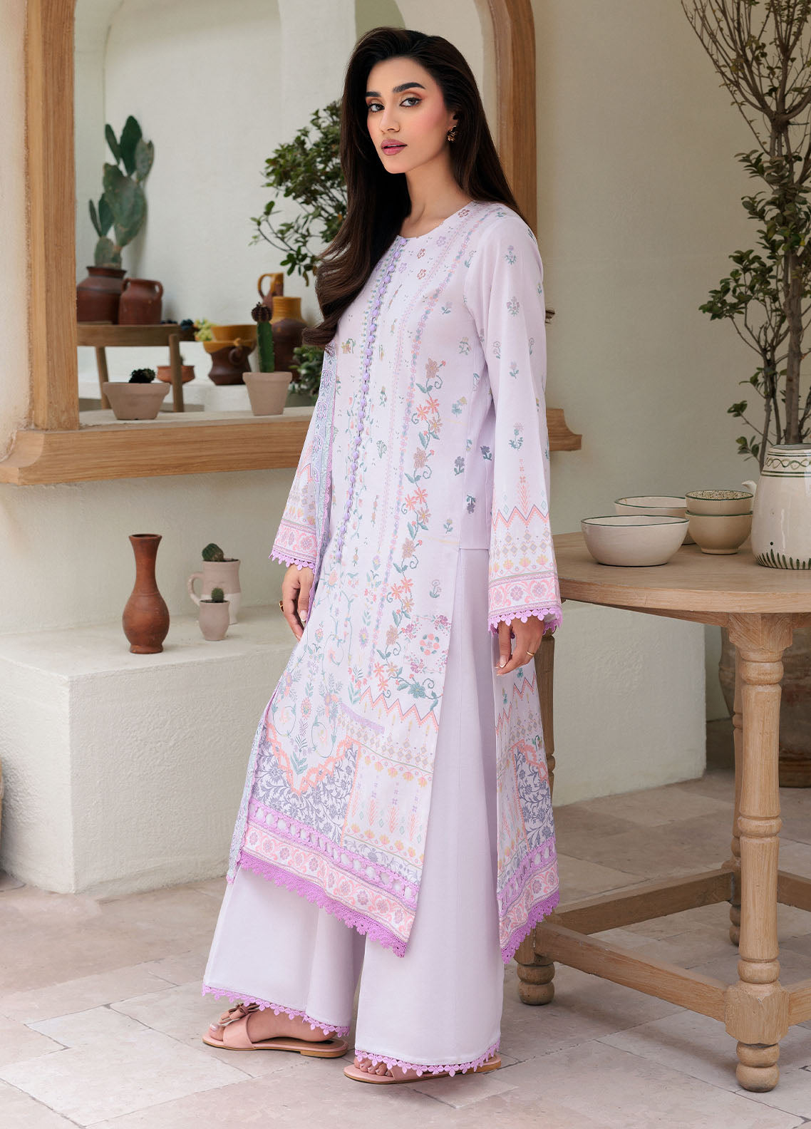 Florent Printed Lawn Suits Unstitched 3 Piece FL25PL FL-3A