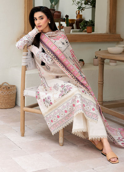 Florent Printed Lawn Suits Unstitched 3 Piece FL25PL FL-2B
