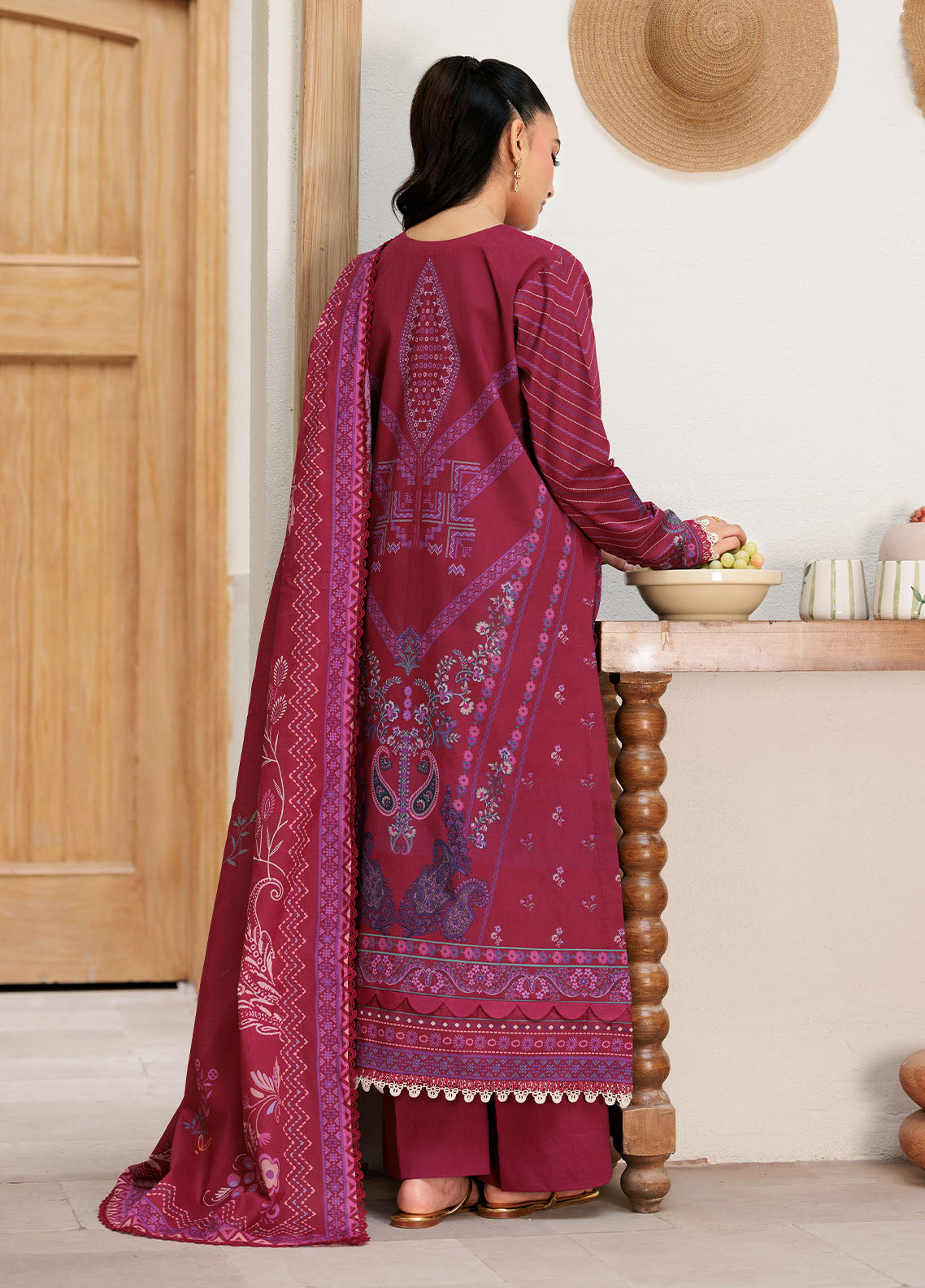 Florent Printed Lawn Suits Unstitched 3 Piece FL25PL FL-1B