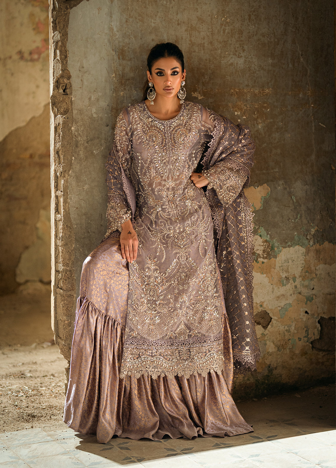 Sahane The Wedding Chapter Unstitched Organza 3 Piece Suit CT 36001 Anisse - Formals Collection