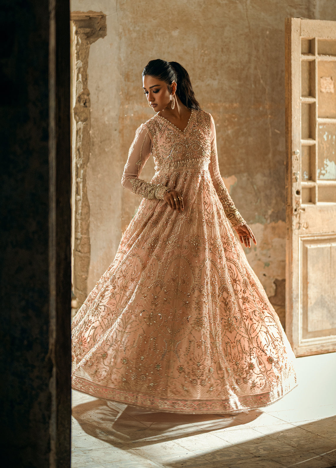 Sahane The Wedding Chapter Unstitched Organza 3 Piece Suit CT 36002 Florisse - Formals Collection