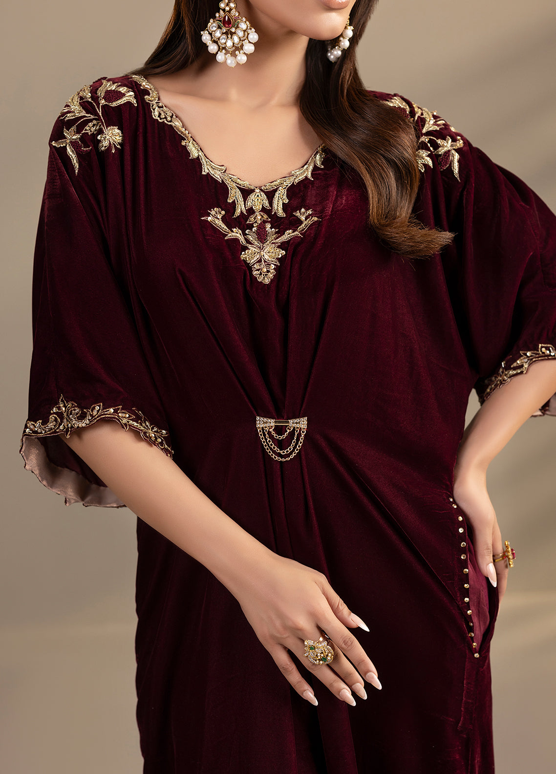 Noir by Mavie Pret Luxury Velvet Czarina - Festive Collection