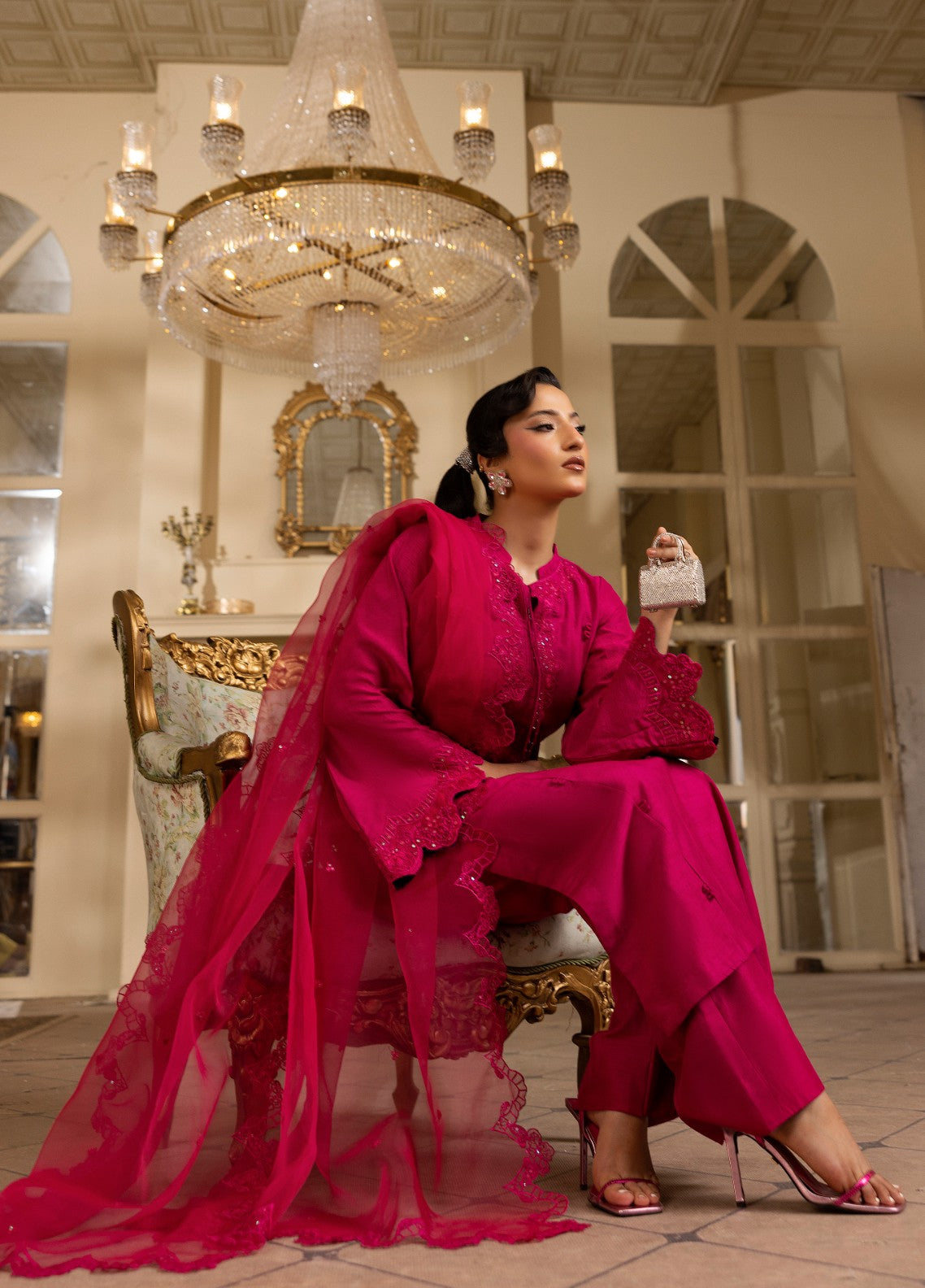 Style Nova by Tessa Pret 3 Piece Raw Silk Velora - Festive Collection