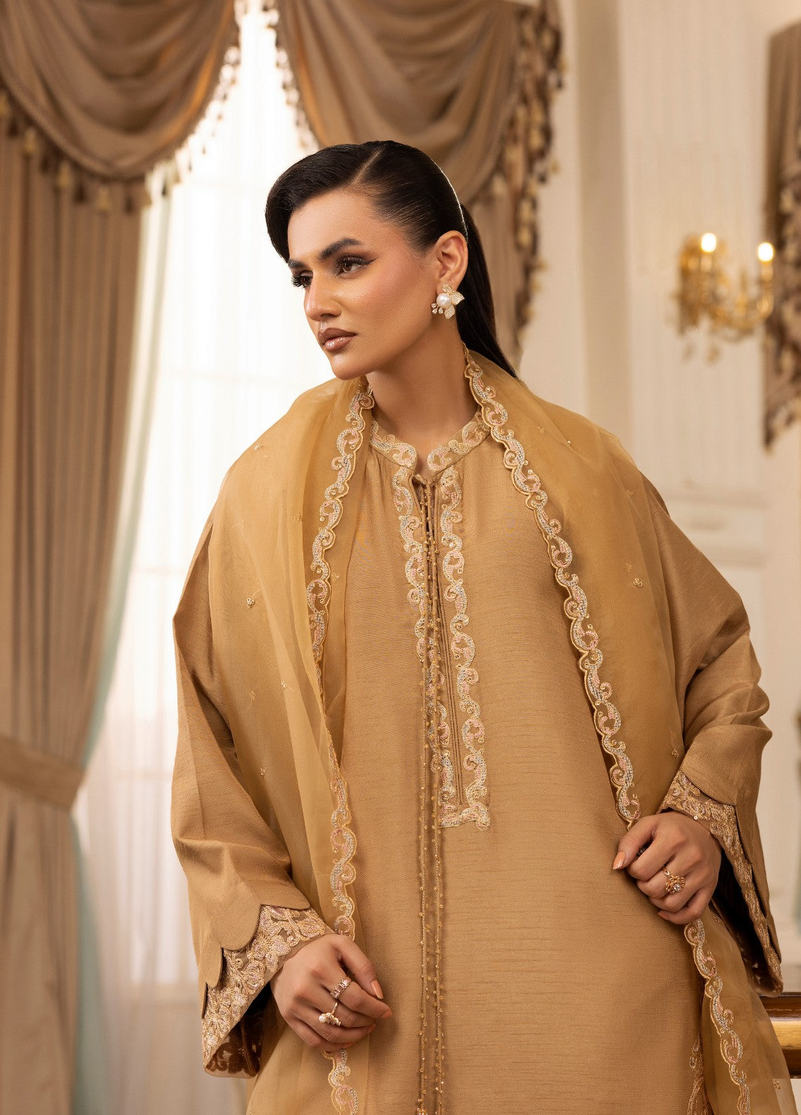 Style Nova by Tessa Pret 3 Piece Raw Silk Nyra - Festive Collection