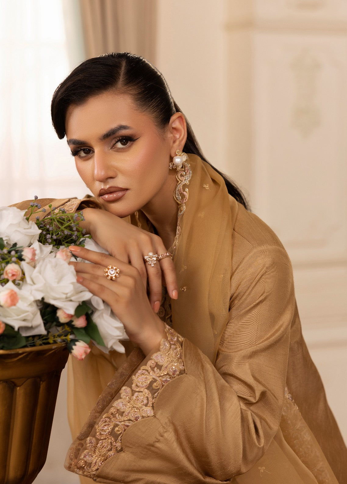 Style Nova by Tessa Pret 3 Piece Raw Silk Nyra - Festive Collection