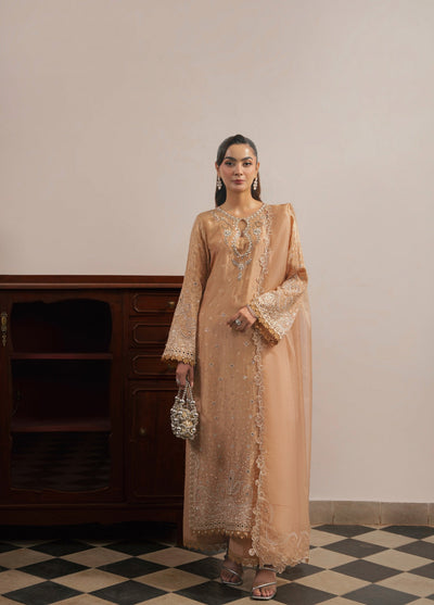 Amelia by Scherezade Women Pret Luxury Ramen Silk 3 Piece Coco - Festive Collection