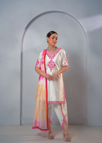 Dilkash by Fozia Khalid Pret 3 Piece Sheesha Silk Noor - Festive Collection