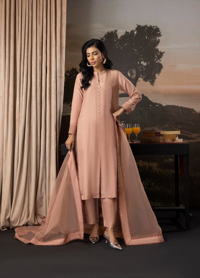 Euphoria by Cyanic Women Pret Embroidered Raw Silk 3 Piece Dream - Festive Collection