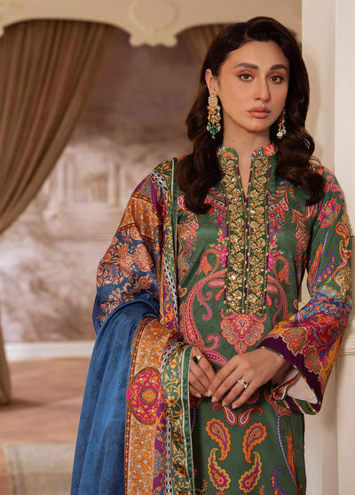Veloure by Gulaal Embroidered Silk Suits Unstitched 3 Piece GL25VU GS - 06 Majestic Mosaic