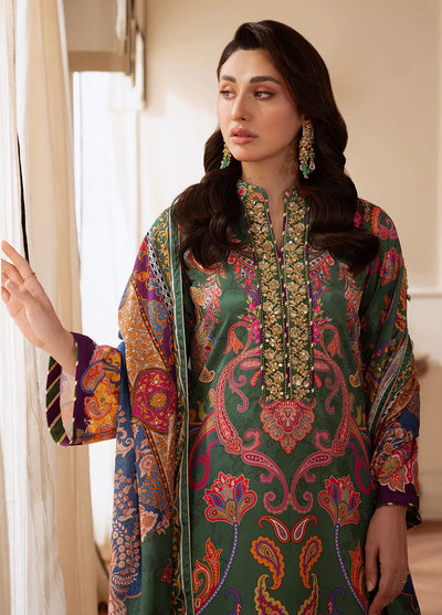 Veloure by Gulaal Embroidered Silk Suits Unstitched 3 Piece GL25VU GS - 06 Majestic Mosaic