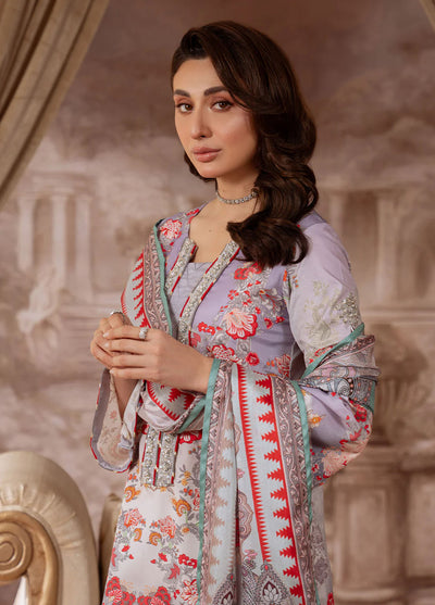 Veloure by Gulaal Embroidered Silk Suits Unstitched 3 Piece GL25VU GS - 05 Twilight Elegance