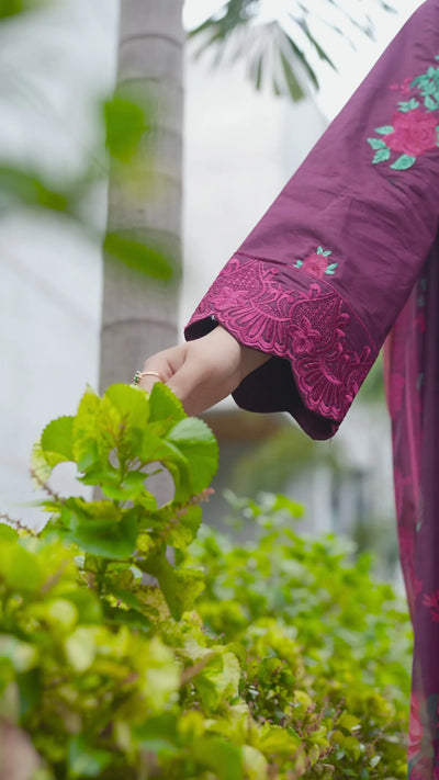Solid Story by Panache Pret Solids Lawn 3 Piece Iznik