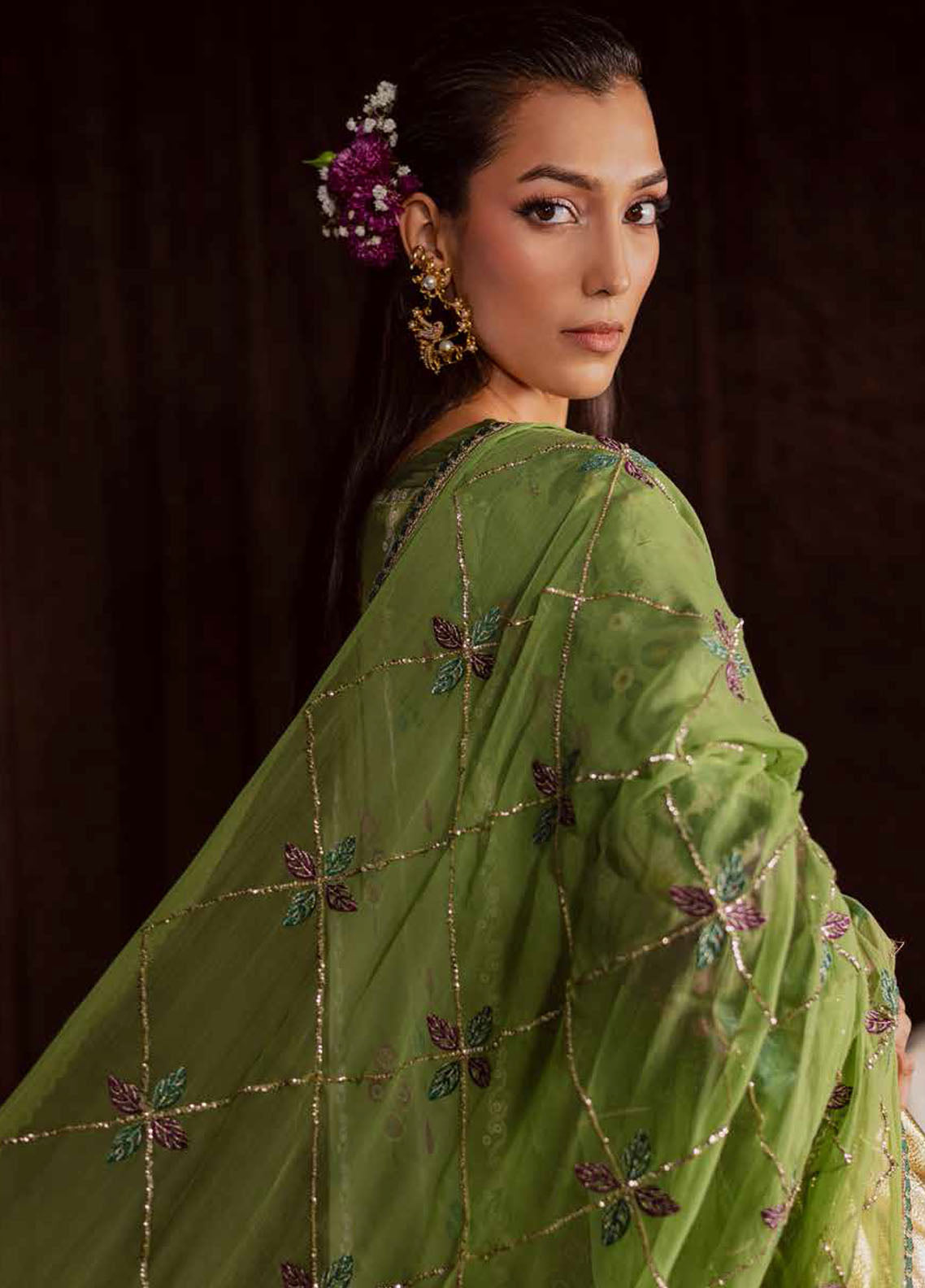 The Silk by Nureh Embroidered Silk Suits Unstitched 3 Piece NU25SU S-26