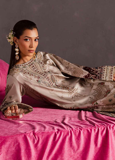 The Silk by Nureh Embroidered Silk Suits Unstitched 3 Piece NU25SU S-27