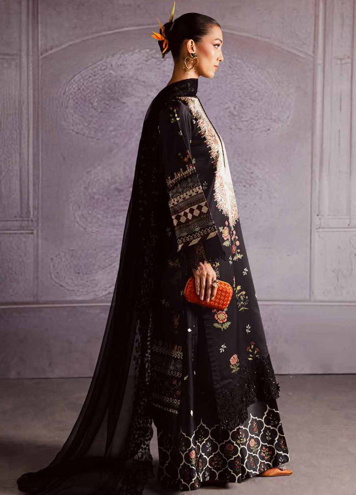 The Silk by Nureh Embroidered Silk Suits Unstitched 3 Piece NU25SU S-31