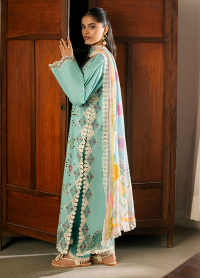 Aashiyana by Roheenaz Embroidered Lawn Suits Unstitched 3 Piece RN25AL RNZ-08 B Dania
