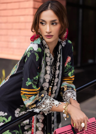 Afterhours by Mahnur Embroidered Lawn Suits Unstitched 3 Piece MN25AH D-2 Jellybean Joy
