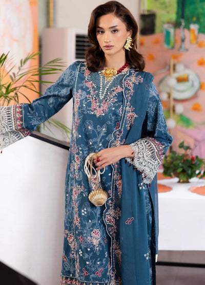 Afterhours by Mahnur Embroidered Lawn Suits Unstitched 3 Piece MN25AH D-8 Confetti Hour