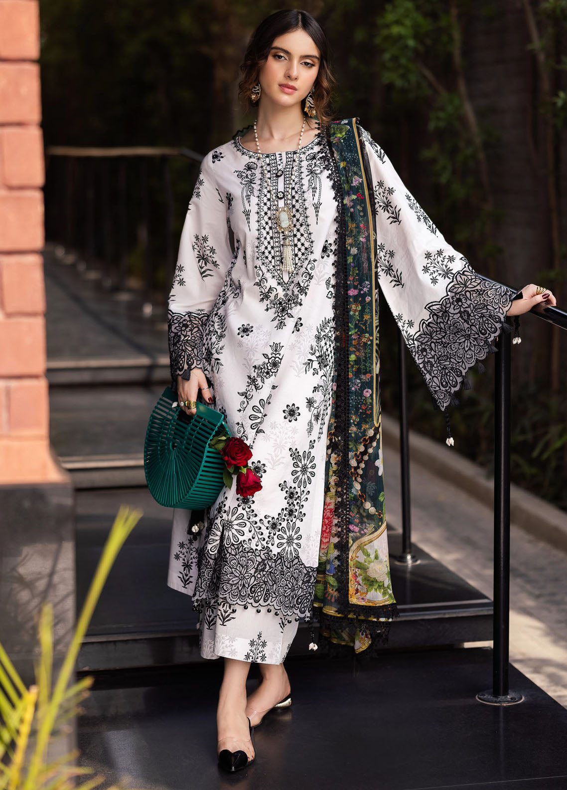 Afterhours by Mahnur Embroidered Lawn Suits Unstitched 3 Piece MN25AH D-1 Sundaze Soiree