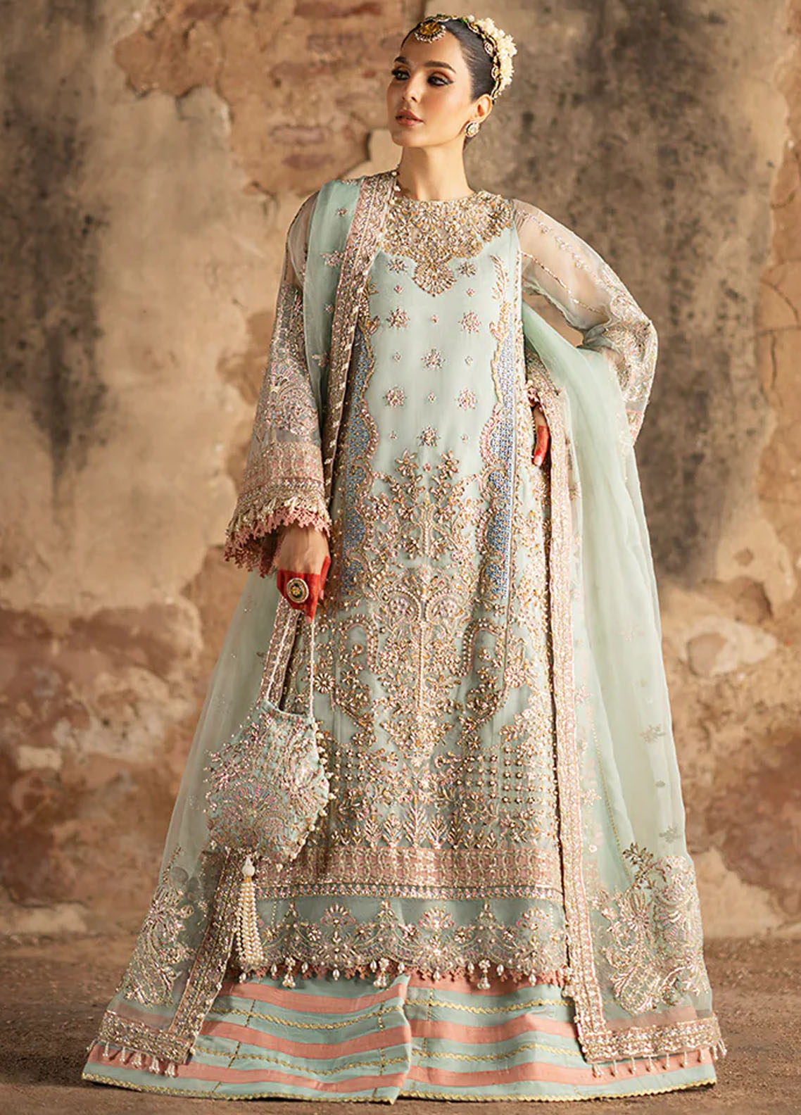 AJR Couture Unstitched Luxury Collection 2024 AFF-01 Nirvana