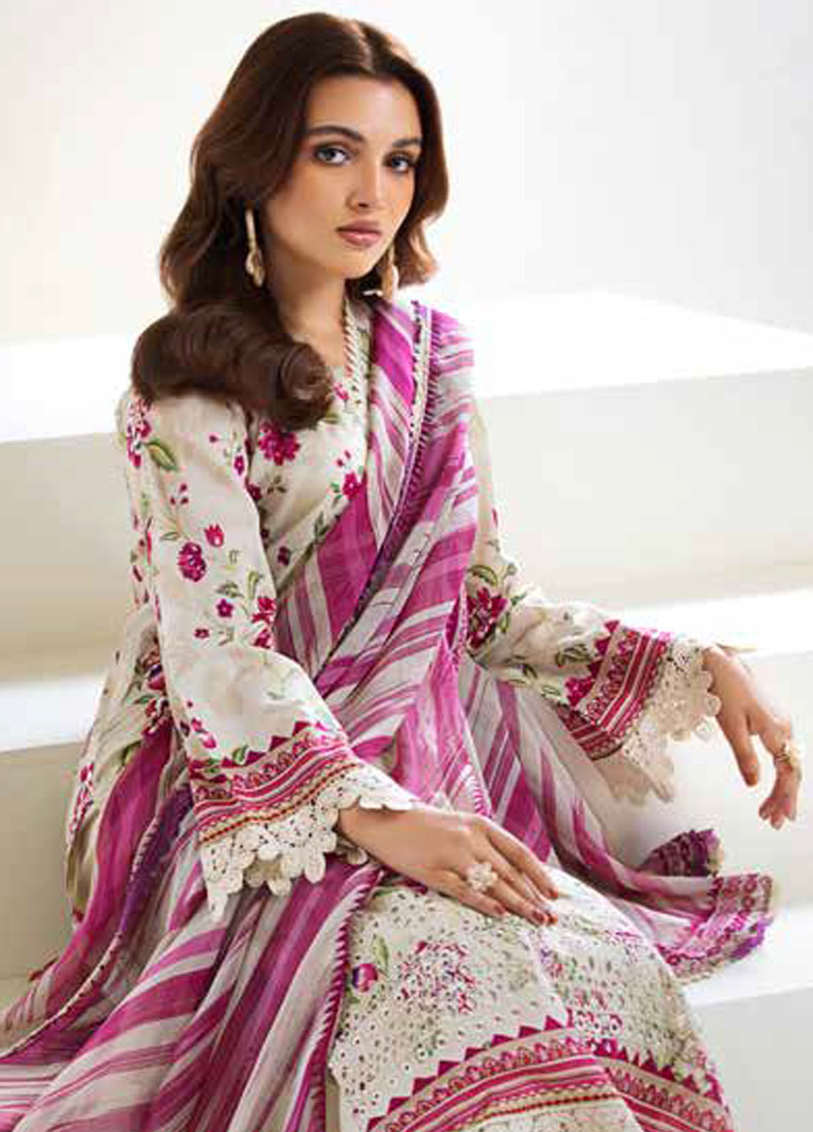 Aafreen By Riaz Arts Chikankari Lawn Collection 2024 AF-258
