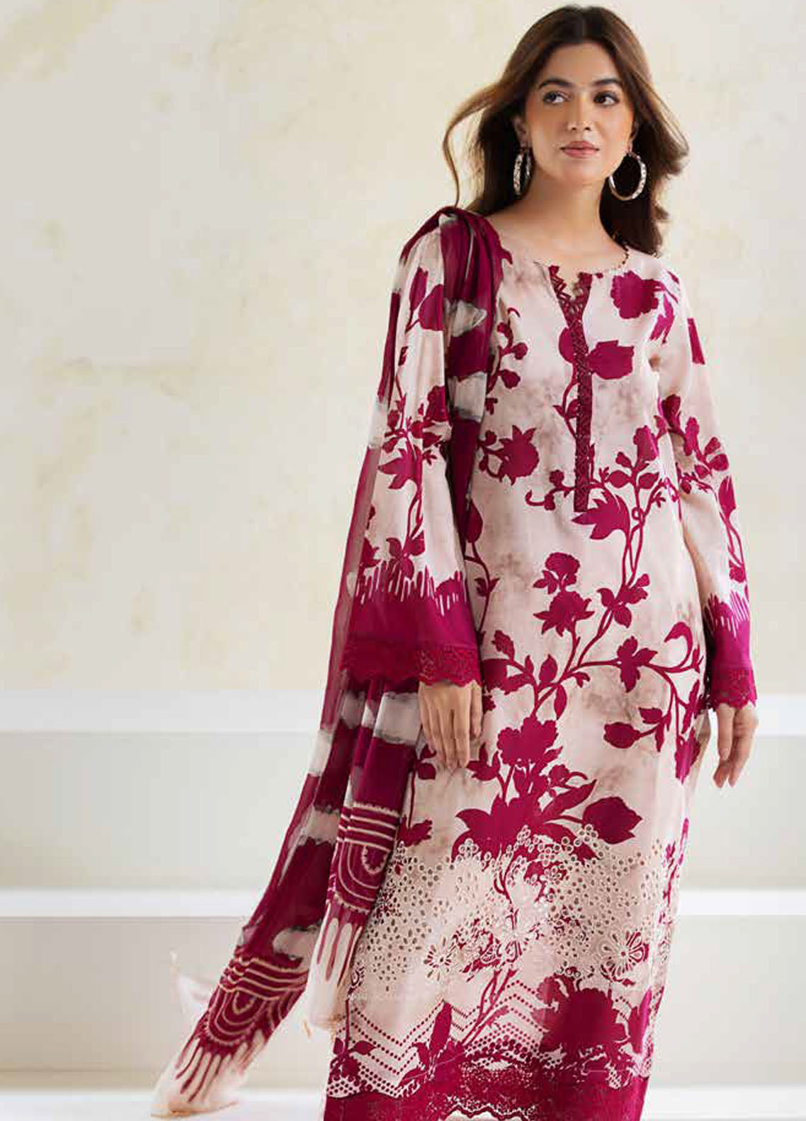 Aafreen By Riaz Arts Chikankari Lawn Collection 2024 AF-260