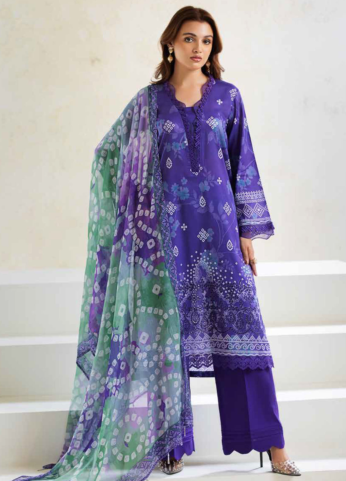 Aafreen By Riaz Arts Chikankari Lawn Collection 2024 AF-262