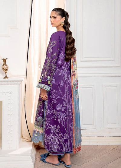 Aezel by Roheenaz Embroidered Cambric Suits Unstitched 3 Piece RNZ25AC D-01 B Emaan