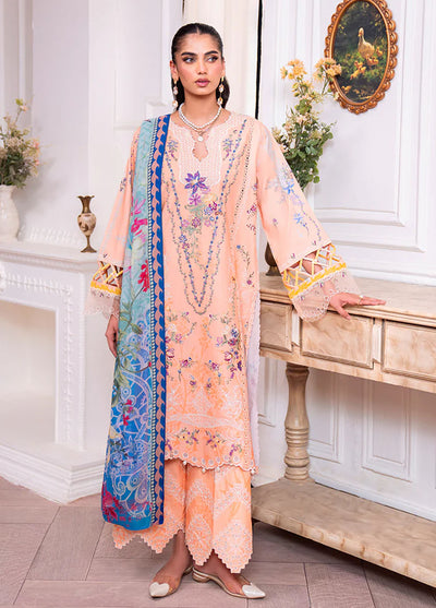 Aezel by Roheenaz Embroidered Cambric Suits Unstitched 3 Piece RNZ25AC D-02 A Amal