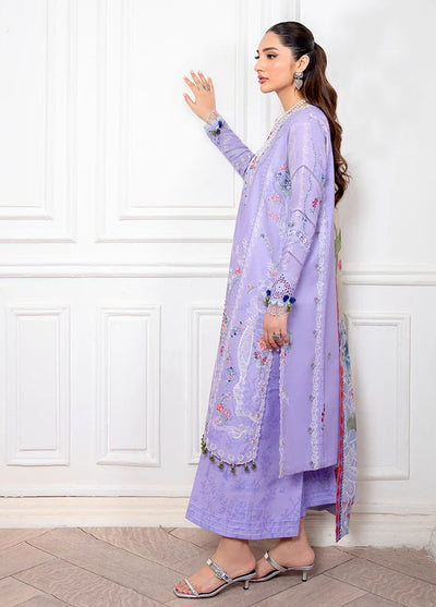 Aezel by Roheenaz Embroidered Cambric Suits Unstitched 3 Piece RNZ25AC D-02 B Nivra