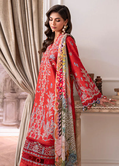 Aezel by Roheenaz Embroidered Cambric Suits Unstitched 3 Piece RNZ25AC D-07 B Lyrah