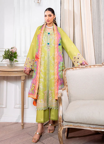 Aezel by Roheenaz Embroidered Cambric Suits Unstitched 3 Piece RNZ25AC D-08 A Arven