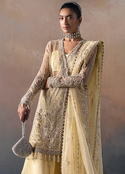 Afrozeh Pret Embroidered 4 Piece Suit Luana