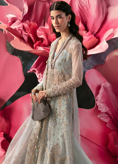 Afrozeh Pret Embroidered Organza 4 Piece Suit Paola