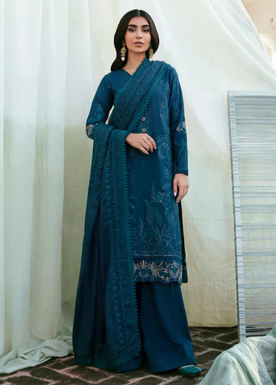 Afsanay By Florent Luxury Chikankari Khaddar Collection 2023 FLK-8A