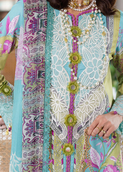 Afterhours by Mahnur Embroidered Lawn Suits Unstitched 3 Piece MN25AH D-7 Citrus Glow