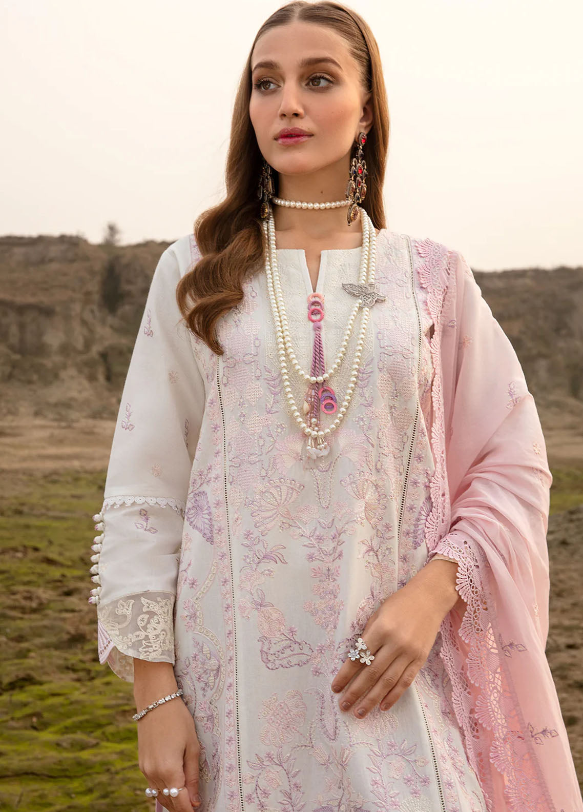 Aghaaz by Declare Luxury Unstitched Lawn Collection 2024 U1130