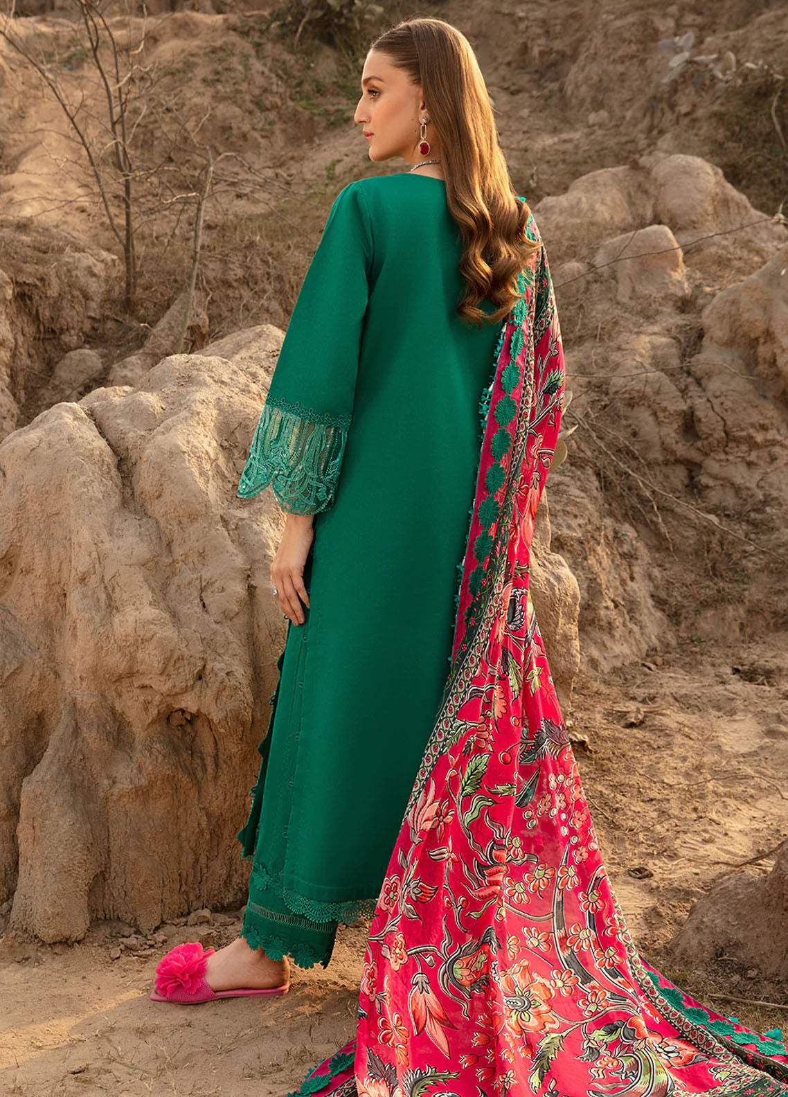 Aghaaz by Declare Luxury Unstitched Lawn Collection 2024 U1131