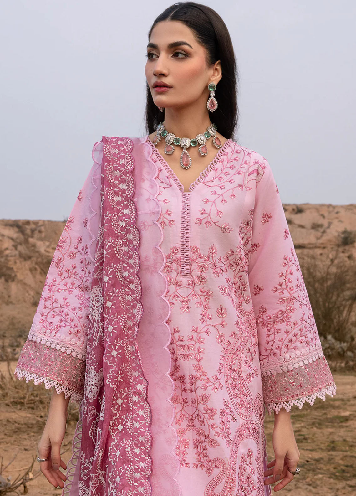 Aghaaz by Declare Luxury Unstitched Lawn Collection 2024 U1132