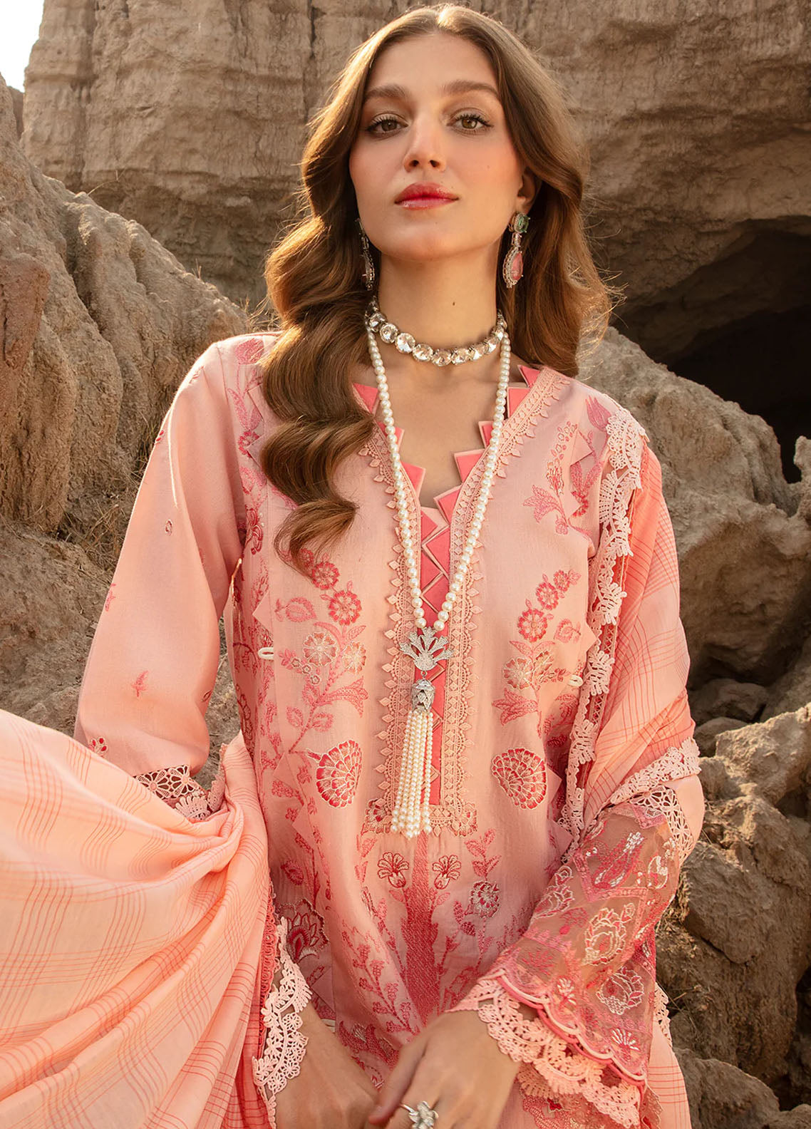 Aghaaz by Declare Luxury Unstitched Lawn Collection 2024 U1133