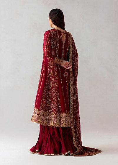 Aik Atelier Embroidered Chiffon Suits Unstitched 3 Piece AIK25UF D-06 D-06