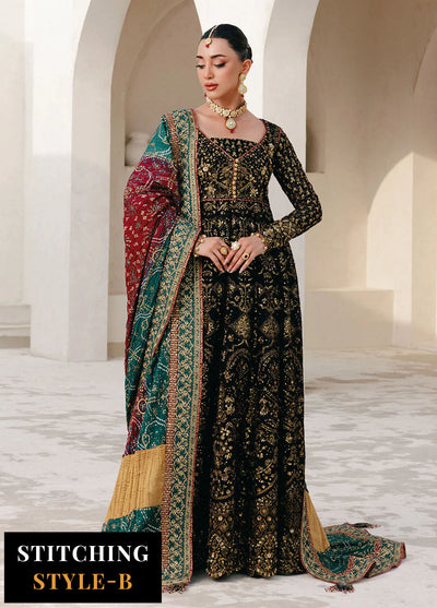 Aik Atelier Embroidered Chiffon Suits Unstitched 3 Piece AIK25WU D-05