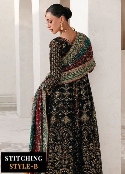 Aik Atelier Embroidered Chiffon Suits Unstitched 3 Piece AIK25WU D-05