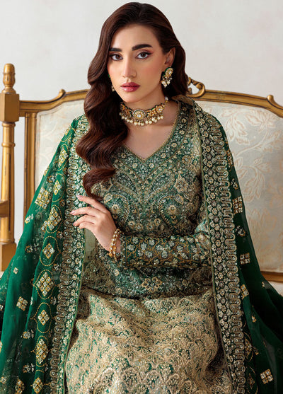 Aik Atelier Embroidered Jamawar Suits Unstitched 3 Piece AIK25UF D-01