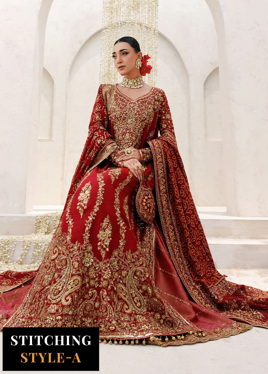 Aik Atelier Embroidered Khaadi Net Suits Unstitched 3 Piece AIK25WU D-01