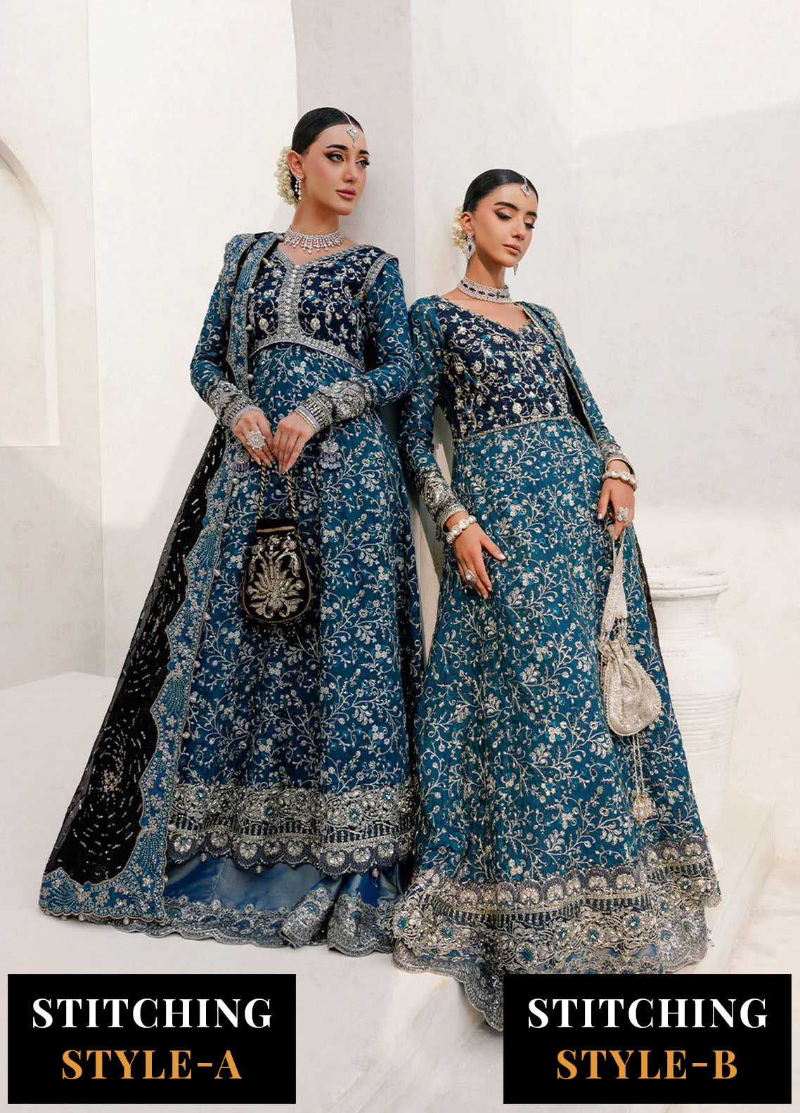 Aik Atelier Embroidered Khaadi Net Suits Unstitched 3 Piece AIK25WU D-09