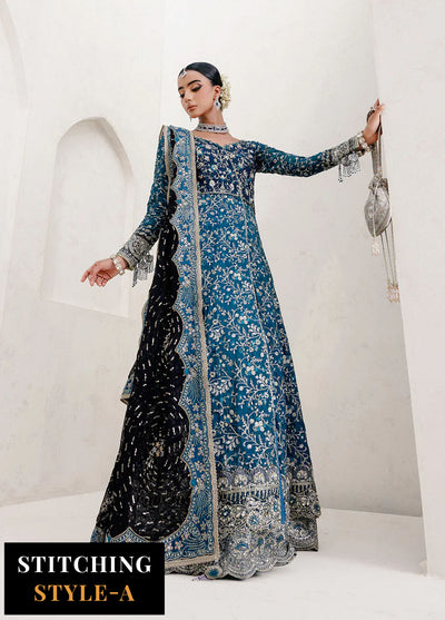 Aik Atelier Embroidered Khaadi Net Suits Unstitched 3 Piece AIK25WU D-09